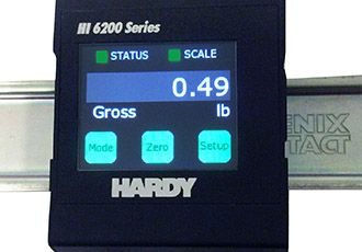 Ultra-compact analog single channel weight transmitter